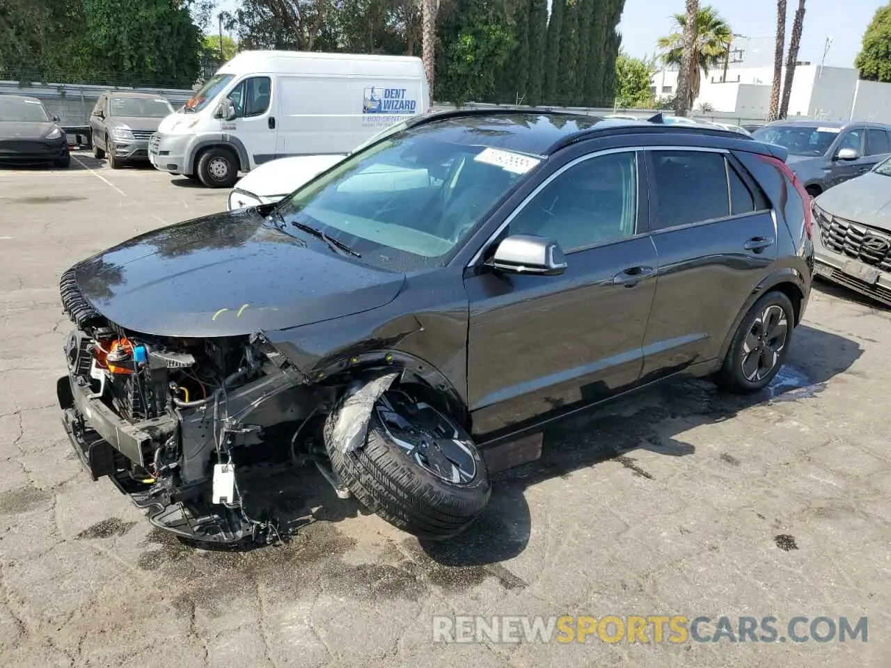 1 fotografías del automóvil dañado KNDCR3L10R5108305 KIA NIRO WIND 2024