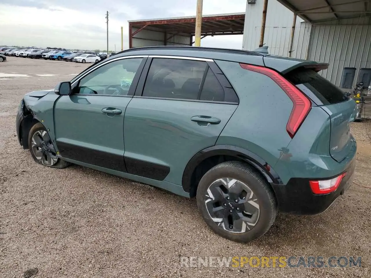 2 fotografías del automóvil dañado KNDCR3L10R5122558 KIA NIRO WIND 2024