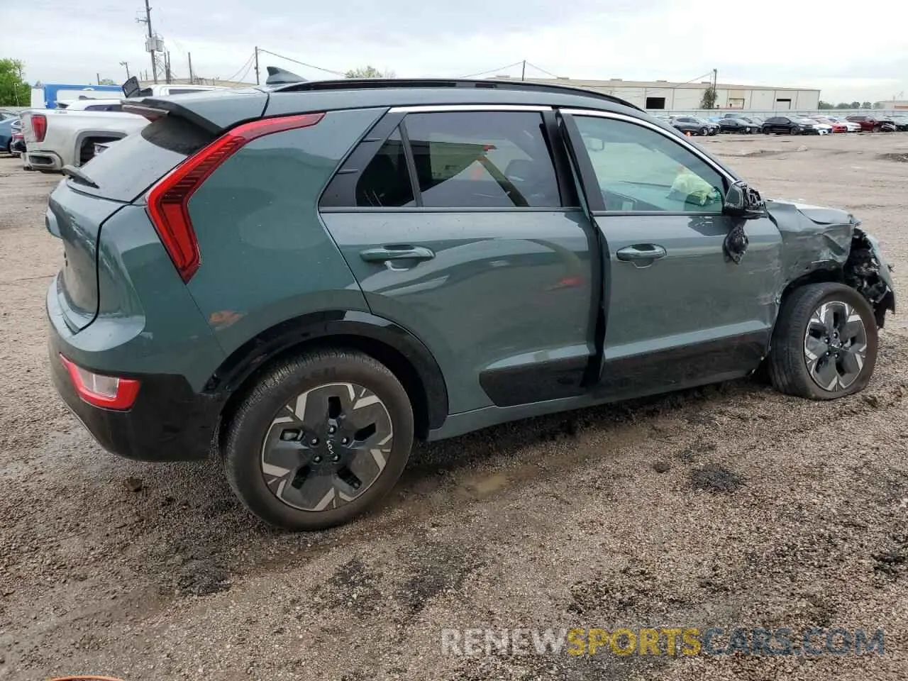 3 fotografías del automóvil dañado KNDCR3L10R5122558 KIA NIRO WIND 2024