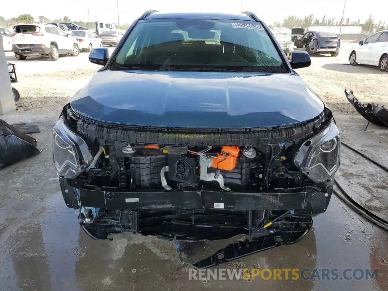 5 fotografías del automóvil dañado KNDCR3L14R5086454 KIA NIRO WIND 2024