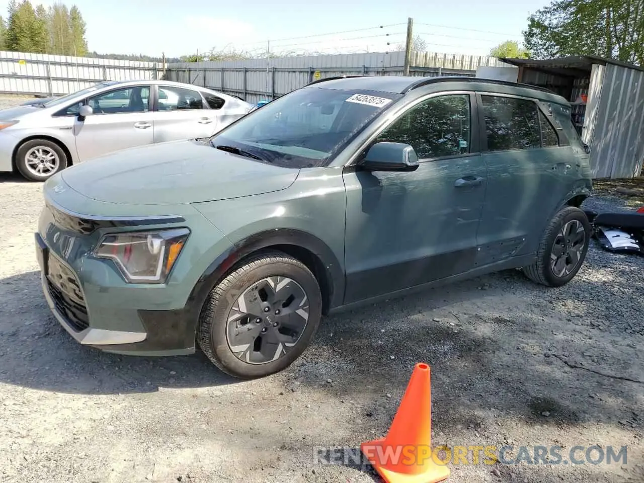 1 fotografías del automóvil dañado KNDCR3L15R5117954 KIA NIRO WIND 2024