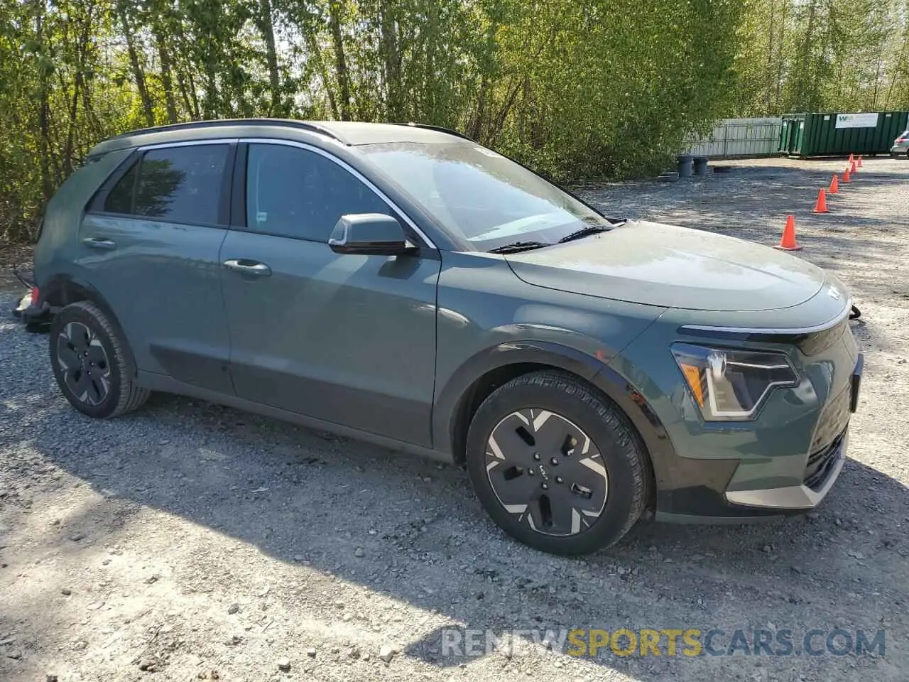 4 fotografías del automóvil dañado KNDCR3L15R5117954 KIA NIRO WIND 2024