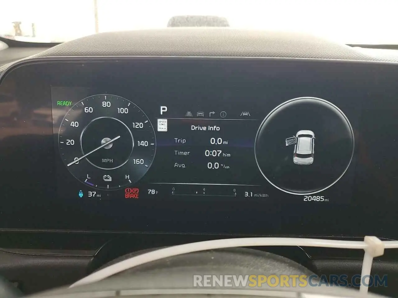 9 fotografías del automóvil dañado KNDCR3L17R5114246 KIA NIRO WIND 2024
