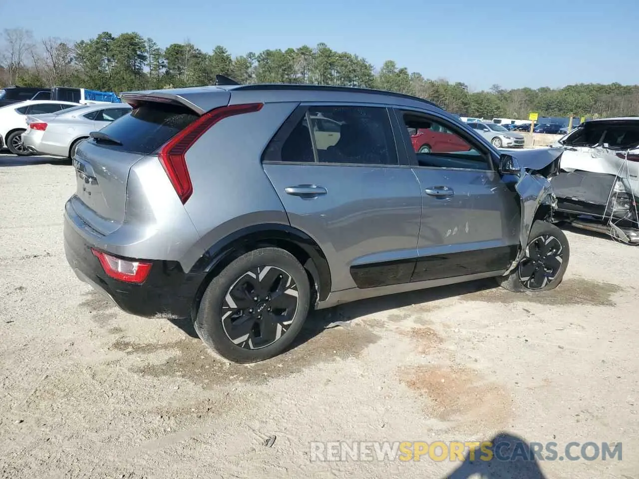 3 fotografías del automóvil dañado KNDCR3L19R5087213 KIA NIRO WIND 2024