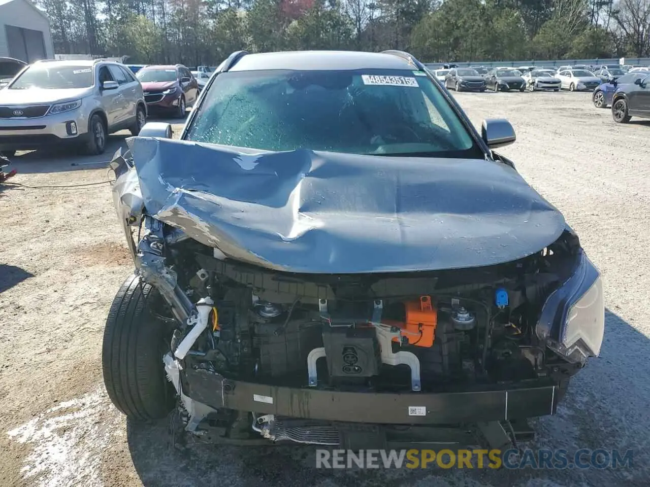 5 fotografías del automóvil dañado KNDCR3L19R5087213 KIA NIRO WIND 2024