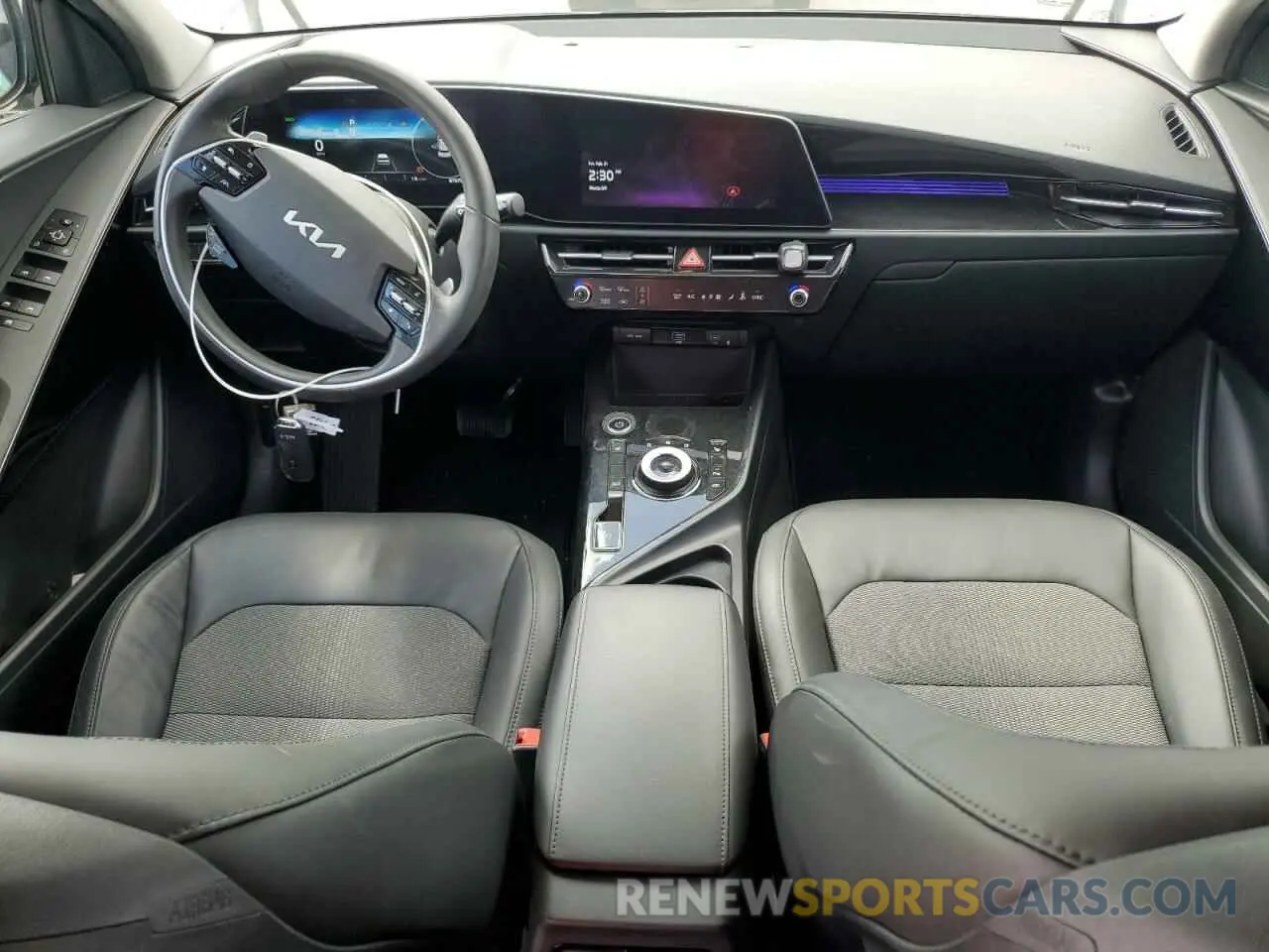 8 fotografías del automóvil dañado KNDCR3L19R5094548 KIA NIRO WIND 2024