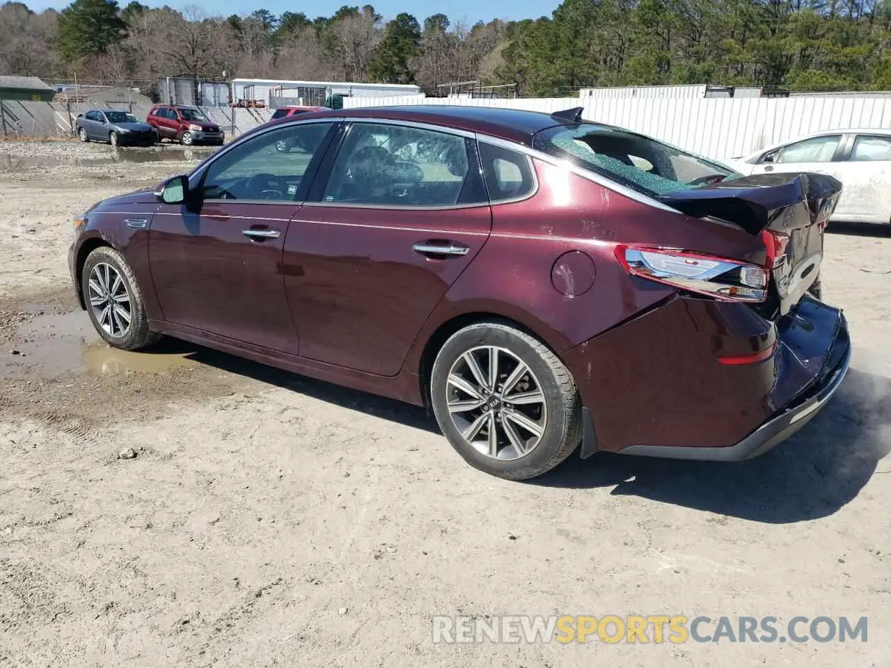 2 fotografías del automóvil dañado 5XXGT4L30KG311450 KIA OPTIMA 2019