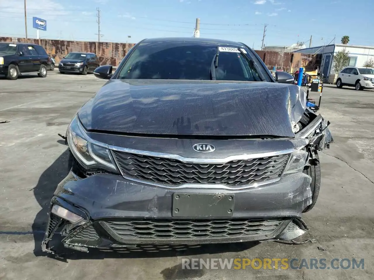 5 fotografías del automóvil dañado 5XXGT4L30KG318253 KIA OPTIMA 2019