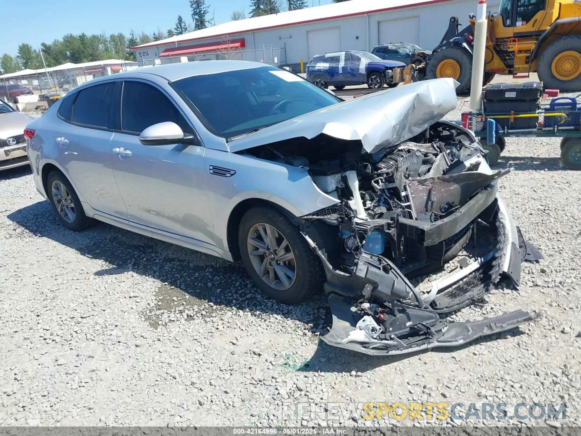 1 fotografías del automóvil dañado 5XXGT4L30KG327423 KIA OPTIMA 2019