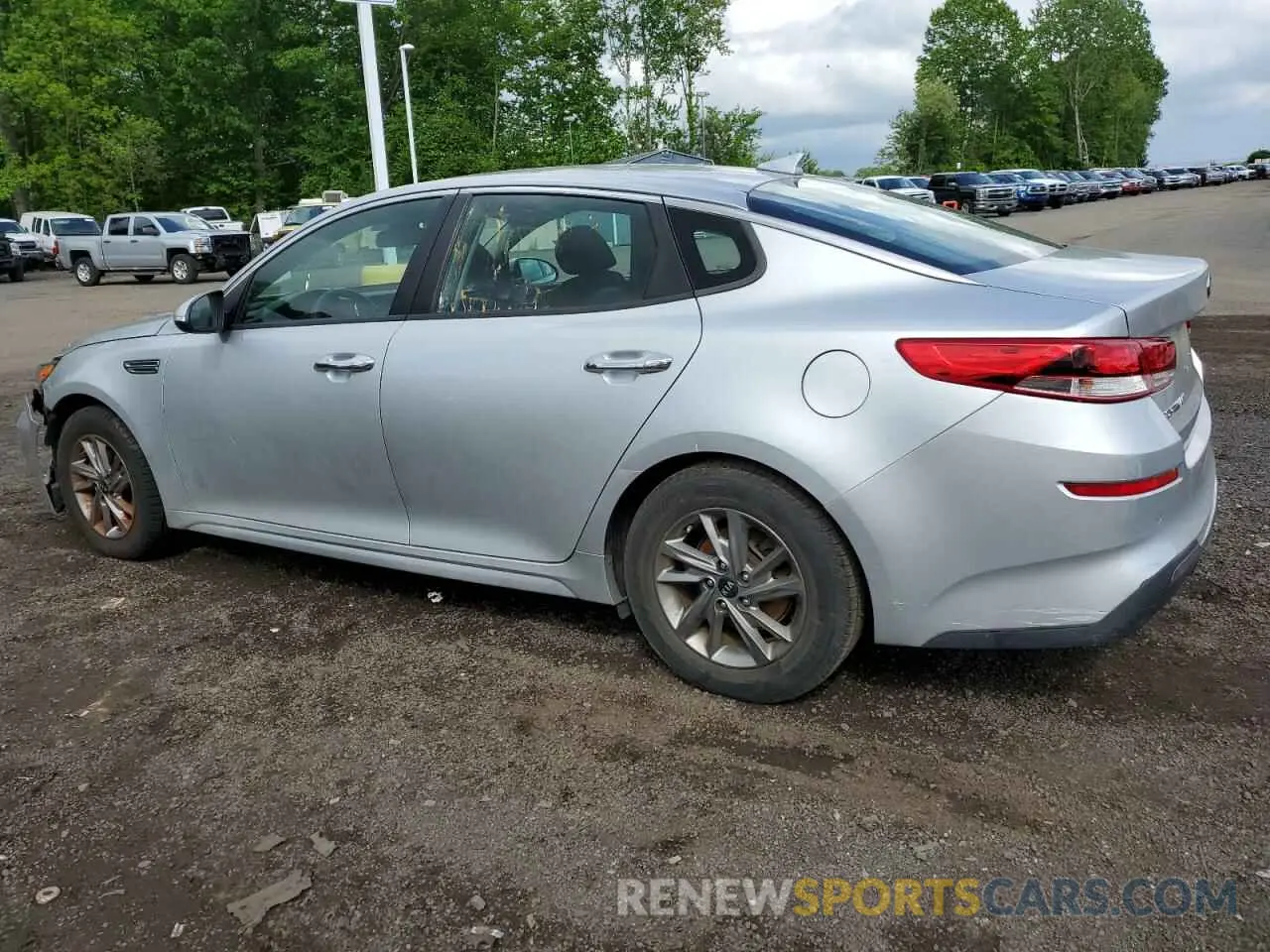 2 fotografías del automóvil dañado 5XXGT4L30KG340284 KIA OPTIMA 2019