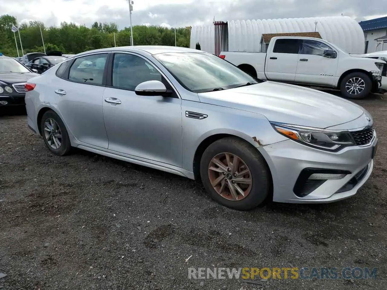 4 fotografías del automóvil dañado 5XXGT4L30KG340284 KIA OPTIMA 2019