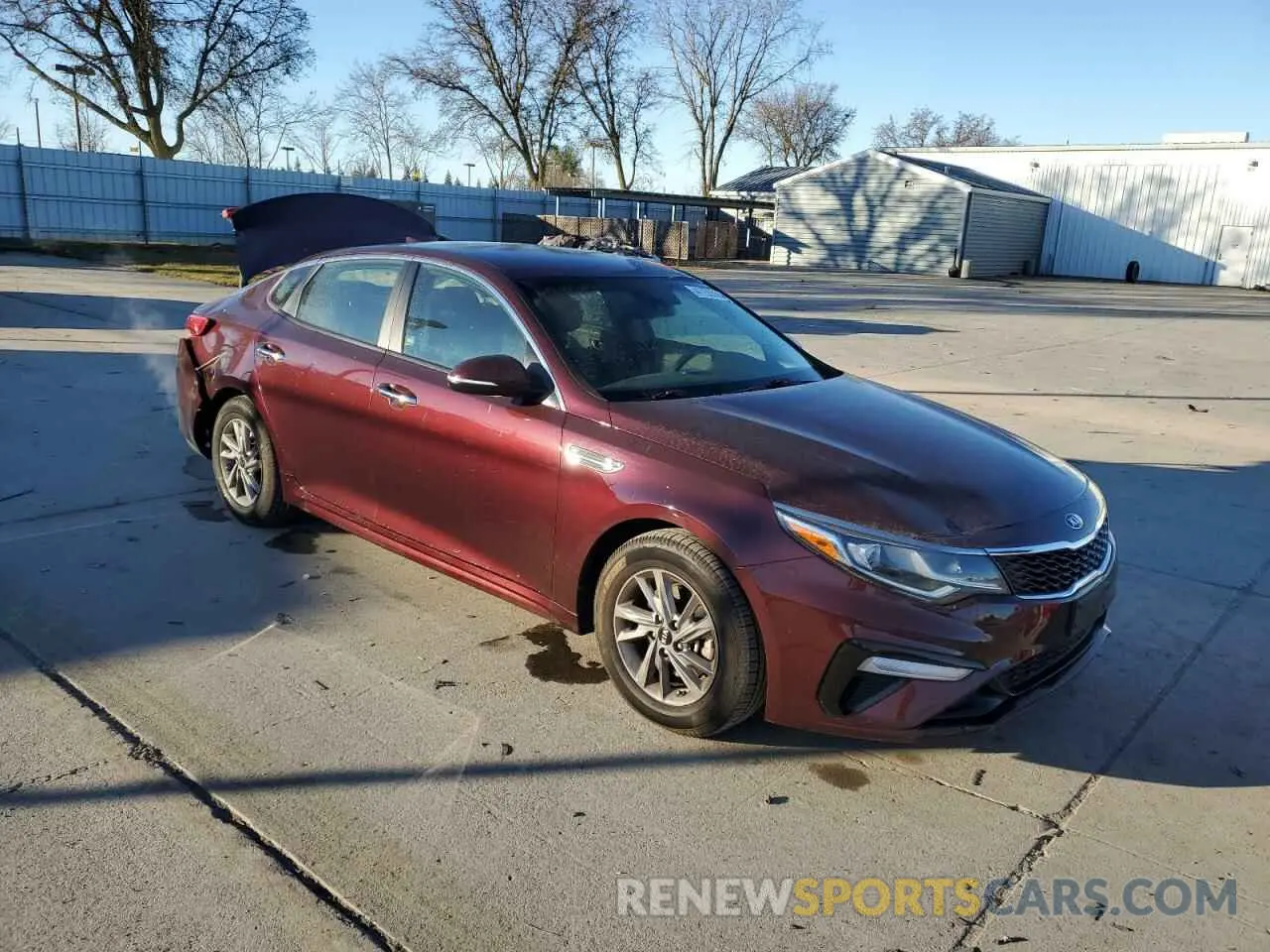 4 fotografías del automóvil dañado 5XXGT4L30KG375925 KIA OPTIMA 2019