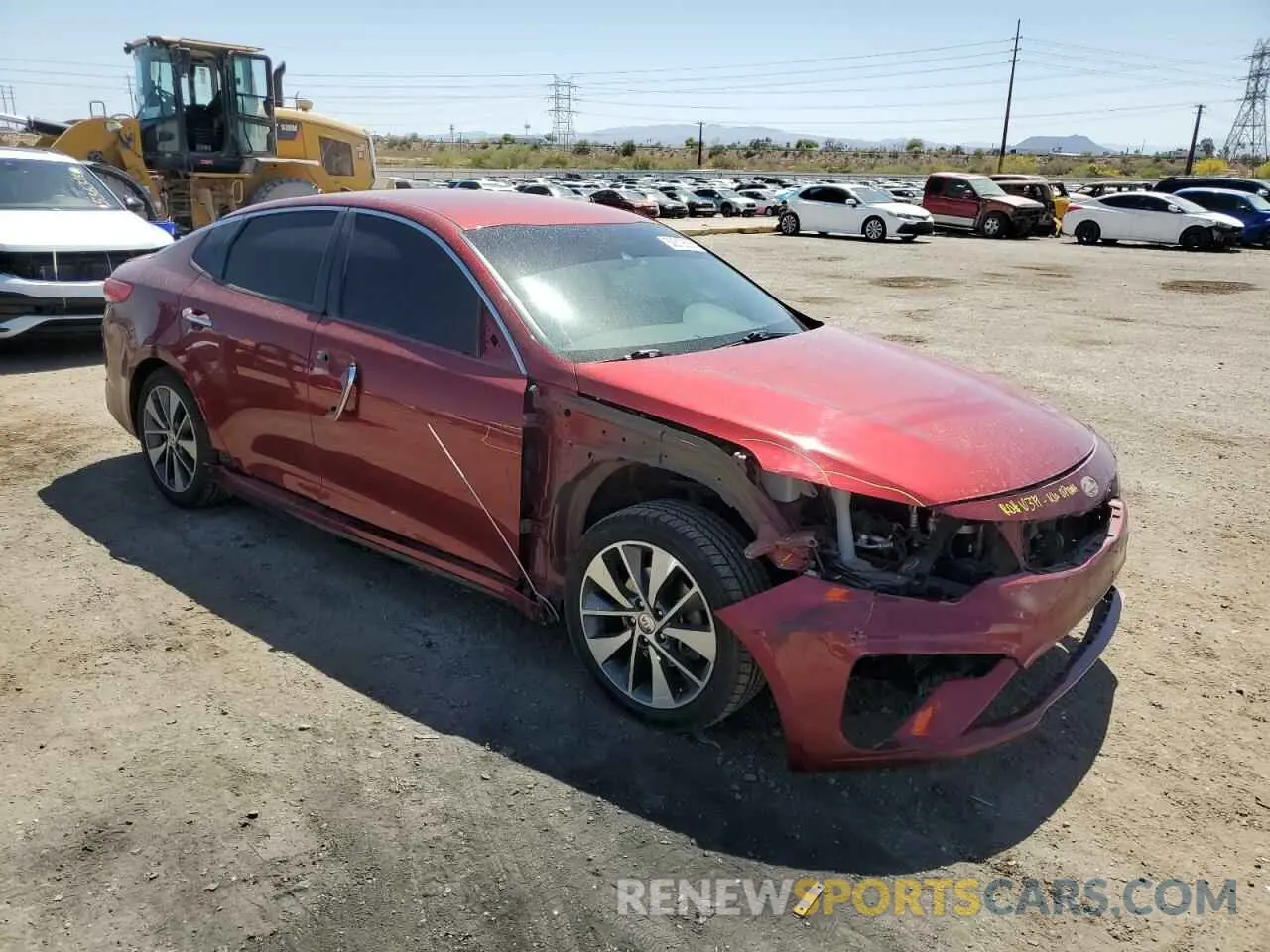 4 fotografías del automóvil dañado 5XXGT4L31KG292259 KIA OPTIMA 2019