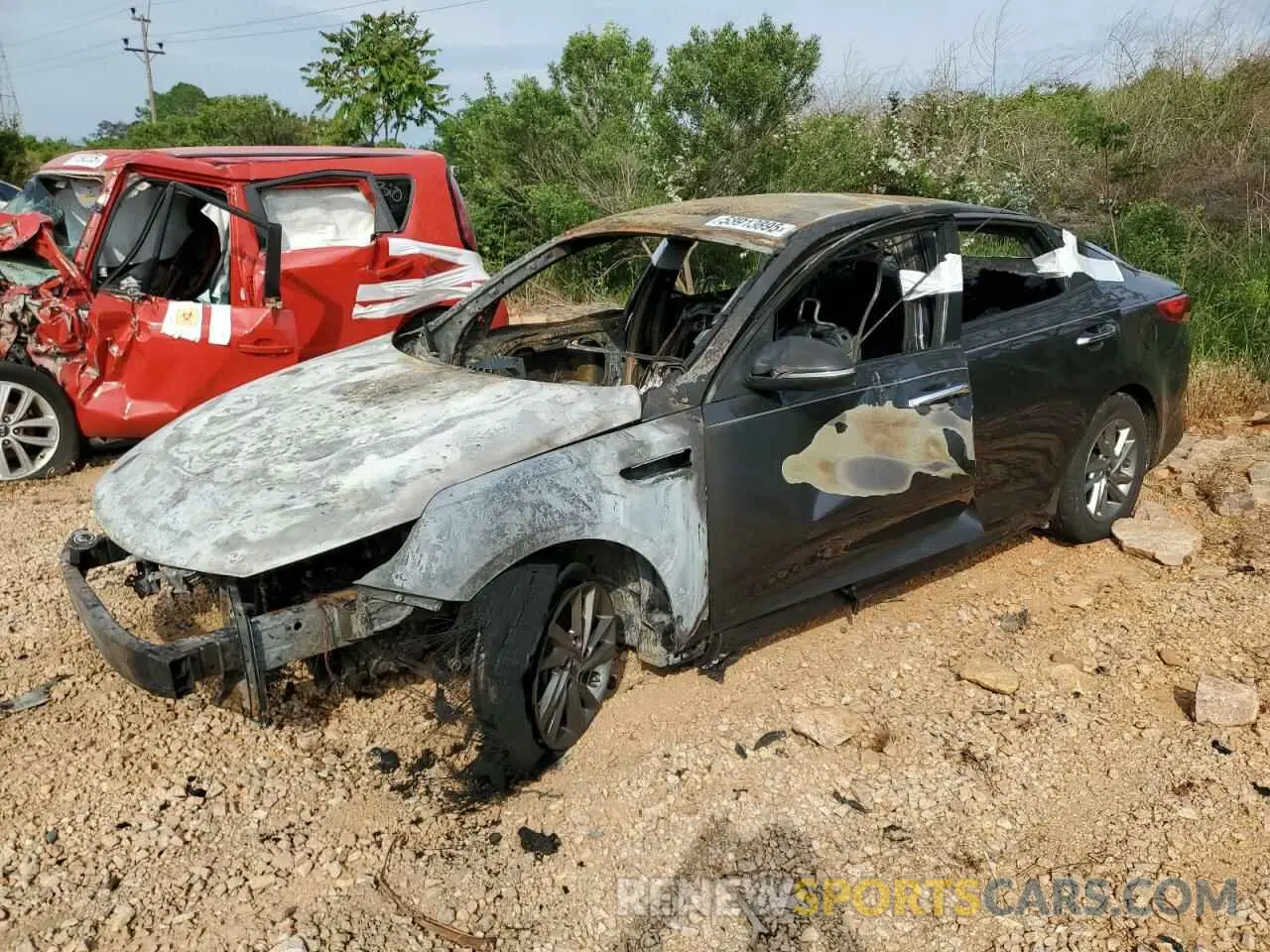 1 fotografías del automóvil dañado 5XXGT4L31KG319153 KIA OPTIMA 2019