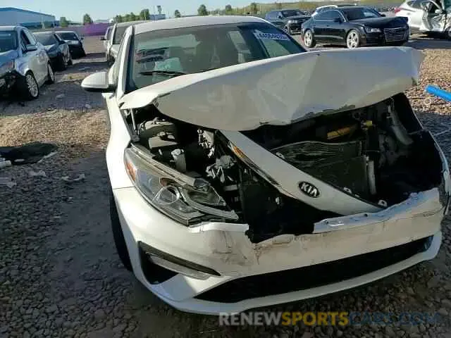 11 fotografías del automóvil dañado 5XXGT4L31KG329990 KIA OPTIMA 2019