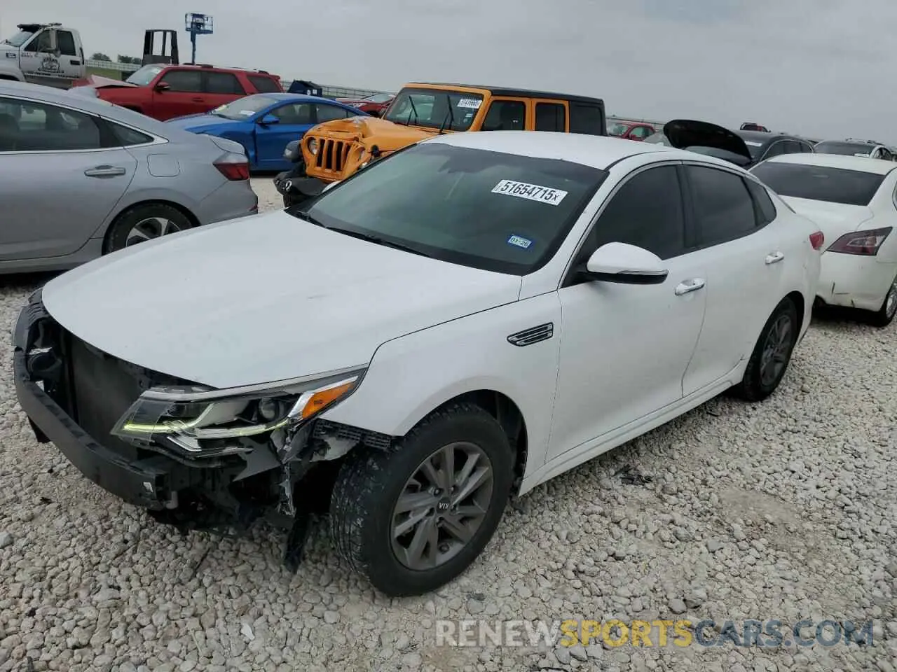 1 fotografías del automóvil dañado 5XXGT4L31KG338530 KIA OPTIMA 2019