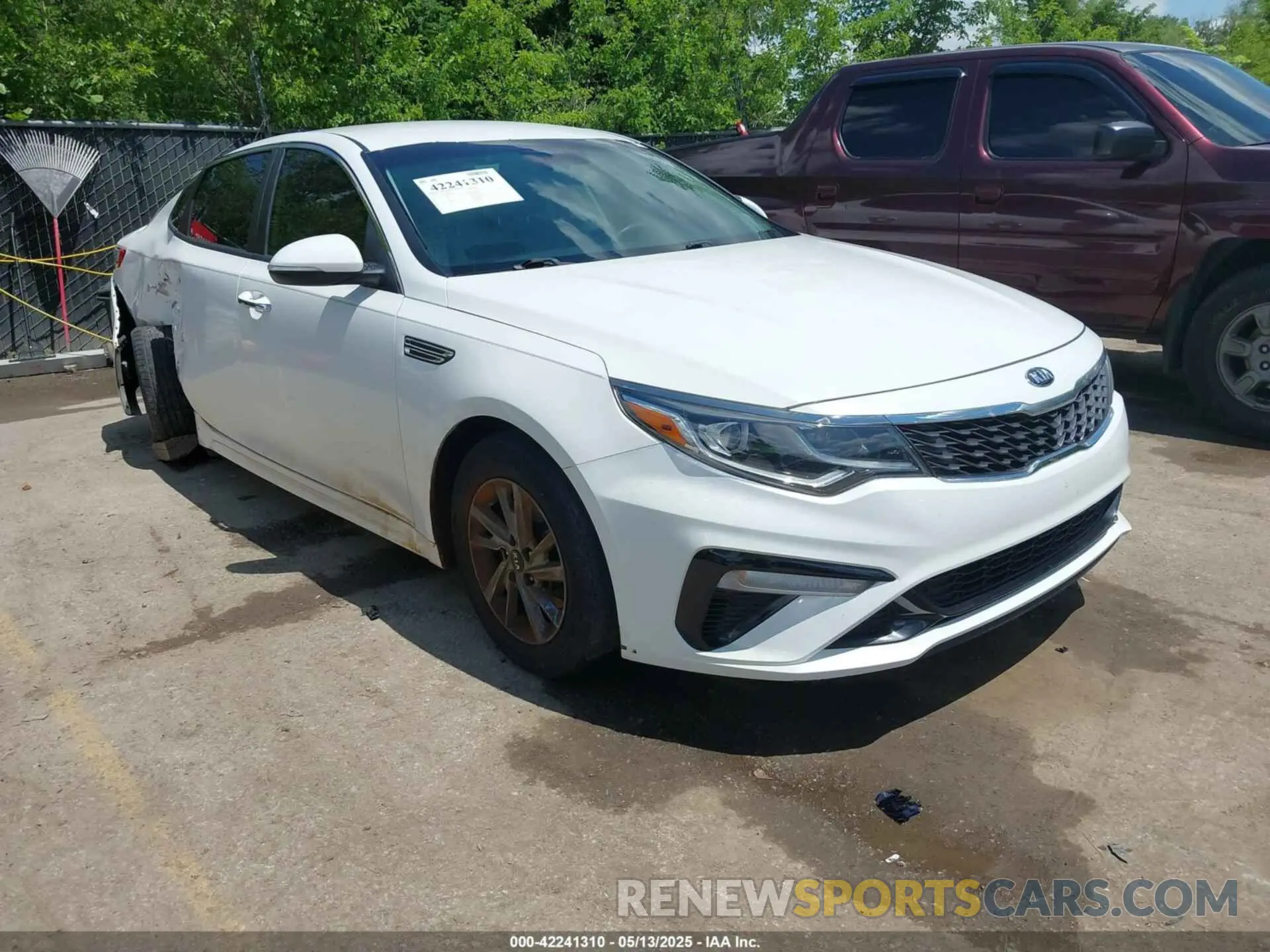 1 fotografías del automóvil dañado 5XXGT4L31KG364786 KIA OPTIMA 2019