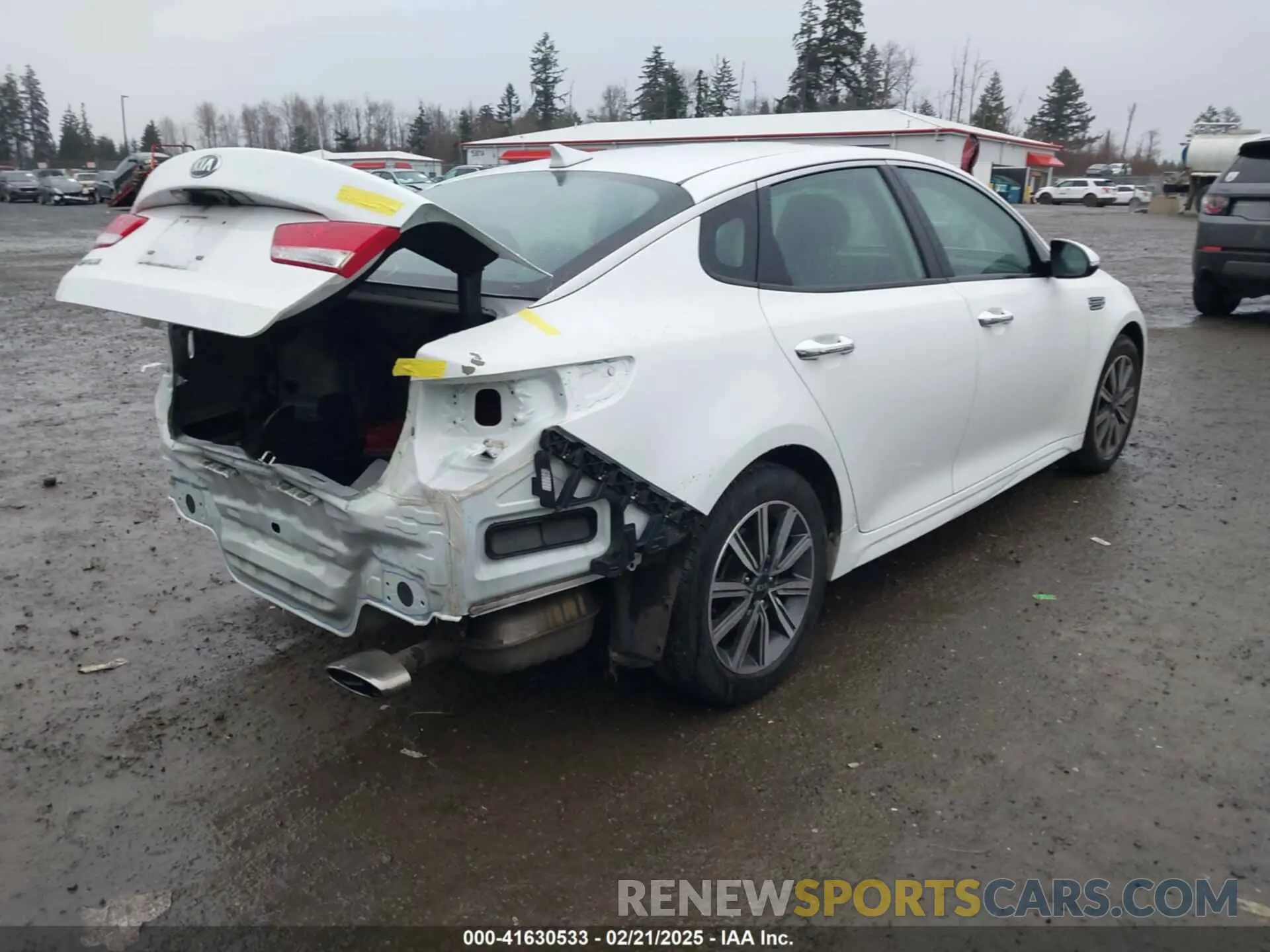 4 fotografías del automóvil dañado 5XXGT4L31KG366263 KIA OPTIMA 2019