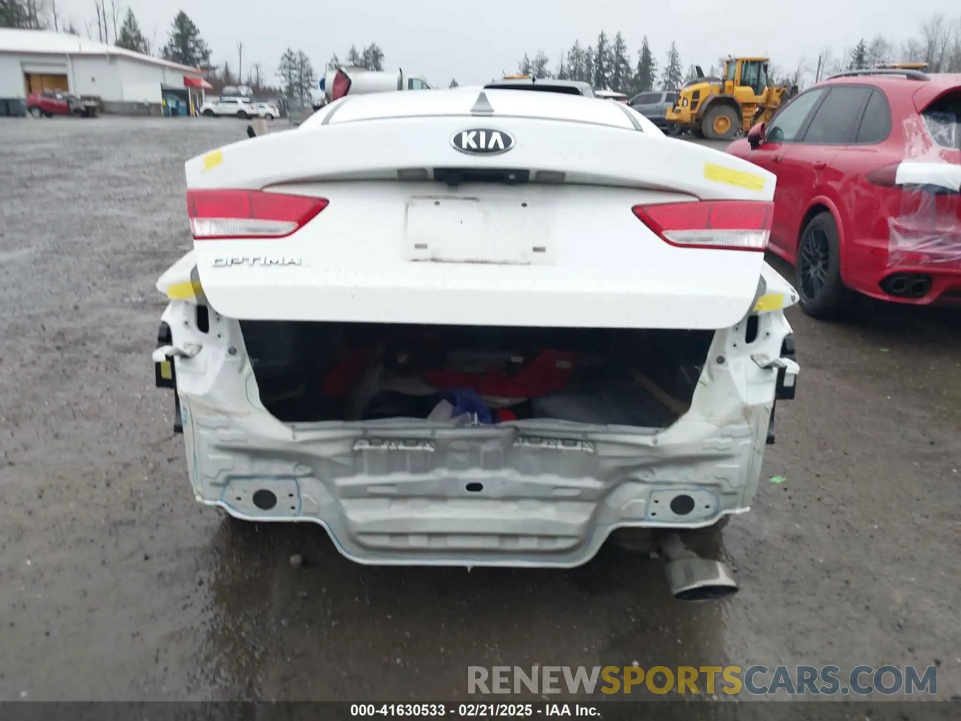 6 fotografías del automóvil dañado 5XXGT4L31KG366263 KIA OPTIMA 2019