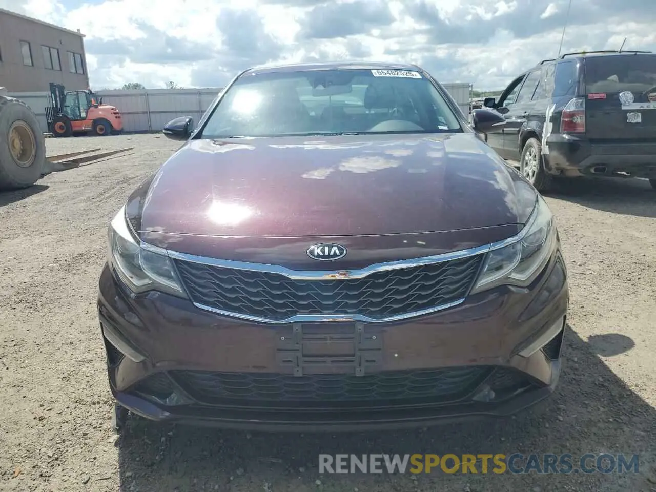 5 fotografías del automóvil dañado 5XXGT4L32KG286289 KIA OPTIMA 2019