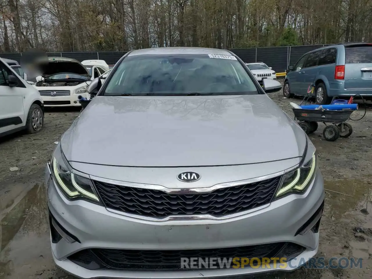 5 fotografías del automóvil dañado 5XXGT4L32KG332154 KIA OPTIMA 2019