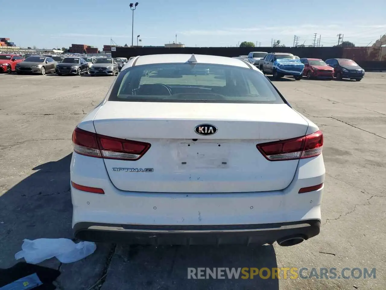 6 fotografías del automóvil dañado 5XXGT4L33KG276399 KIA OPTIMA 2019