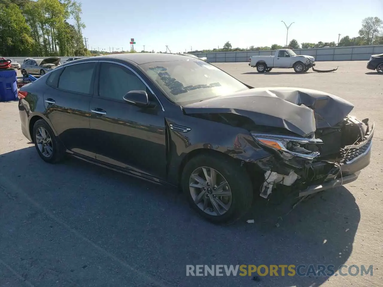 4 fotografías del automóvil dañado 5XXGT4L33KG307196 KIA OPTIMA 2019