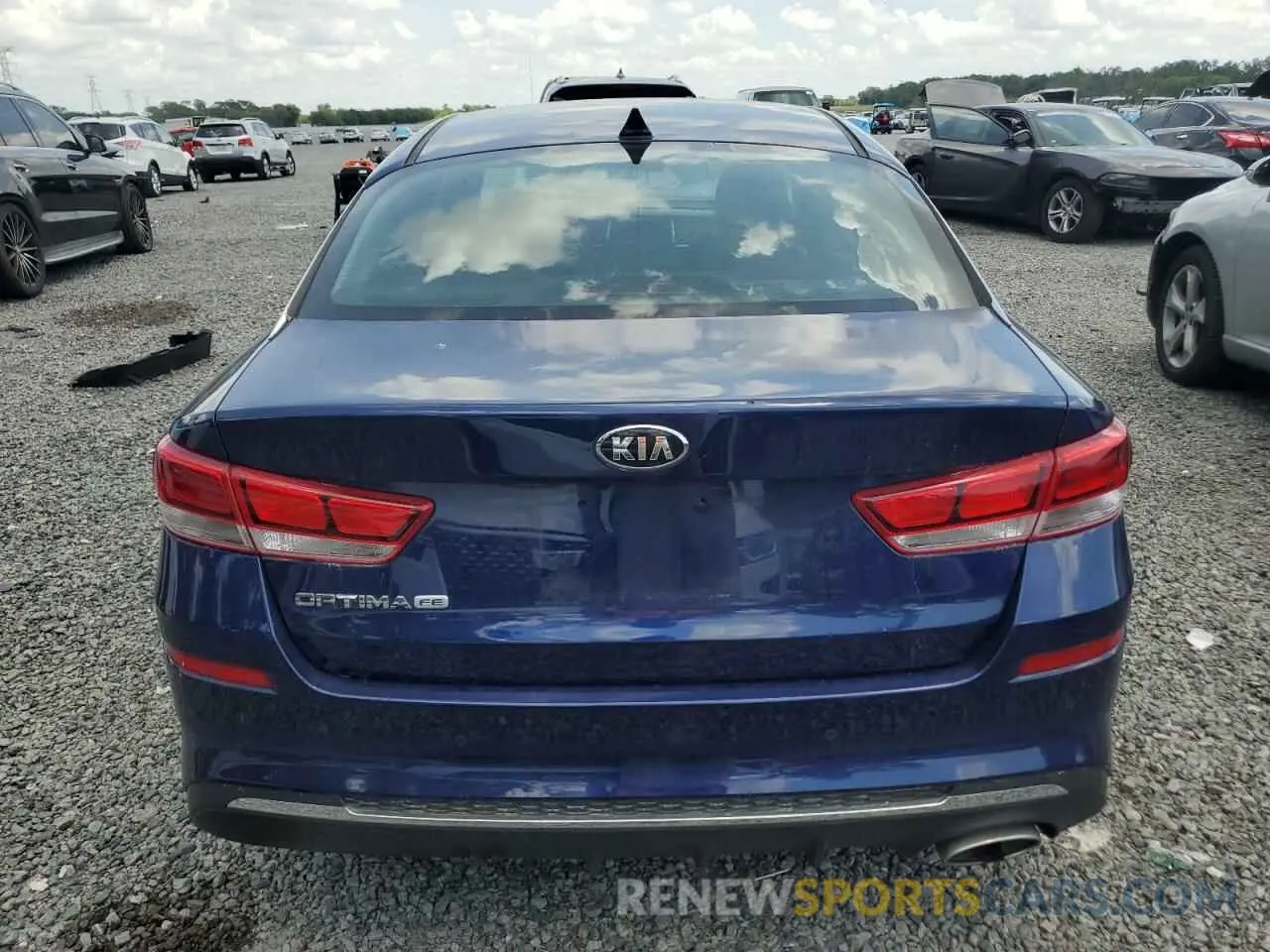 6 fotografías del automóvil dañado 5XXGT4L33KG316996 KIA OPTIMA 2019