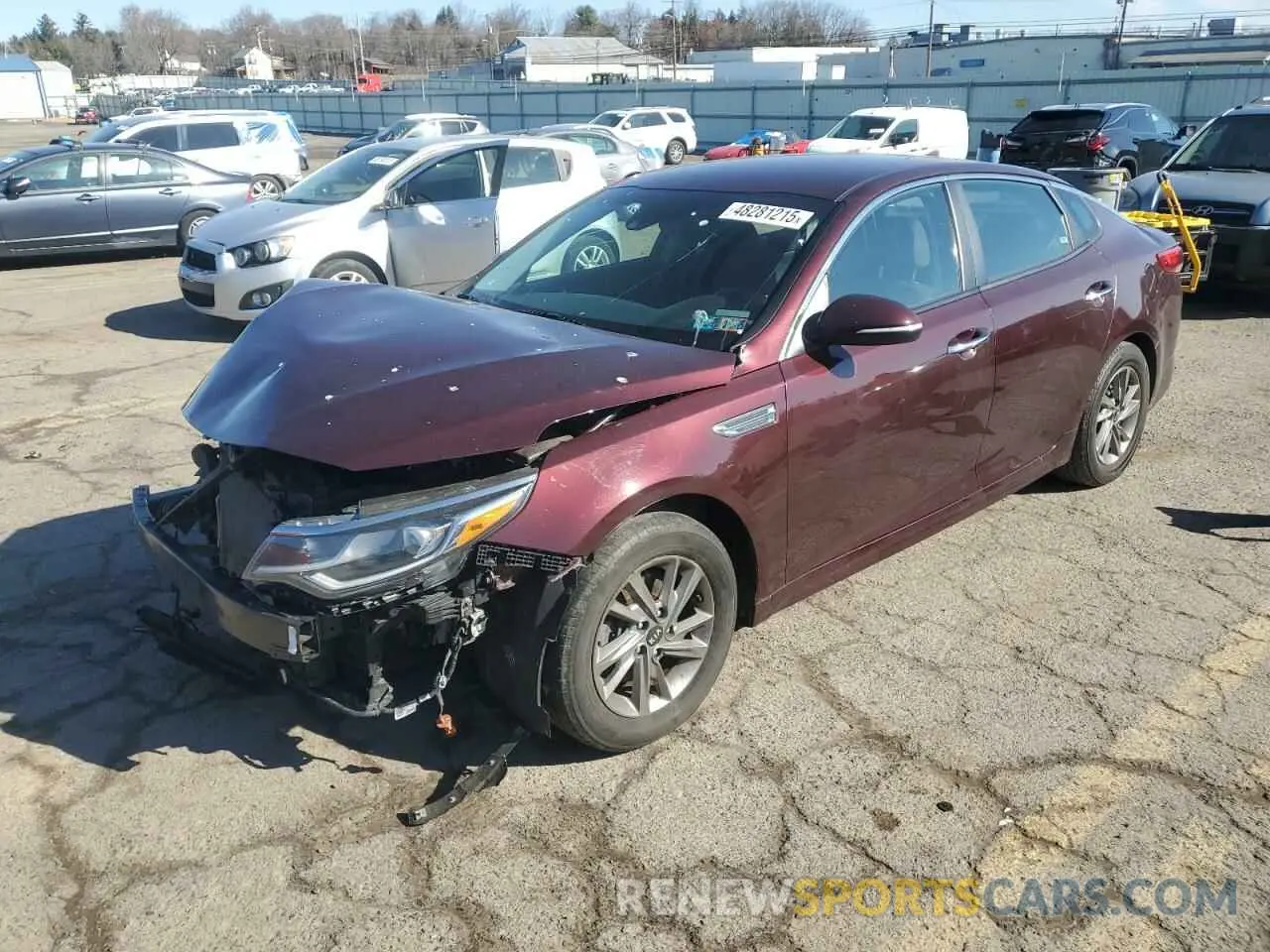 1 fotografías del automóvil dañado 5XXGT4L33KG337671 KIA OPTIMA 2019