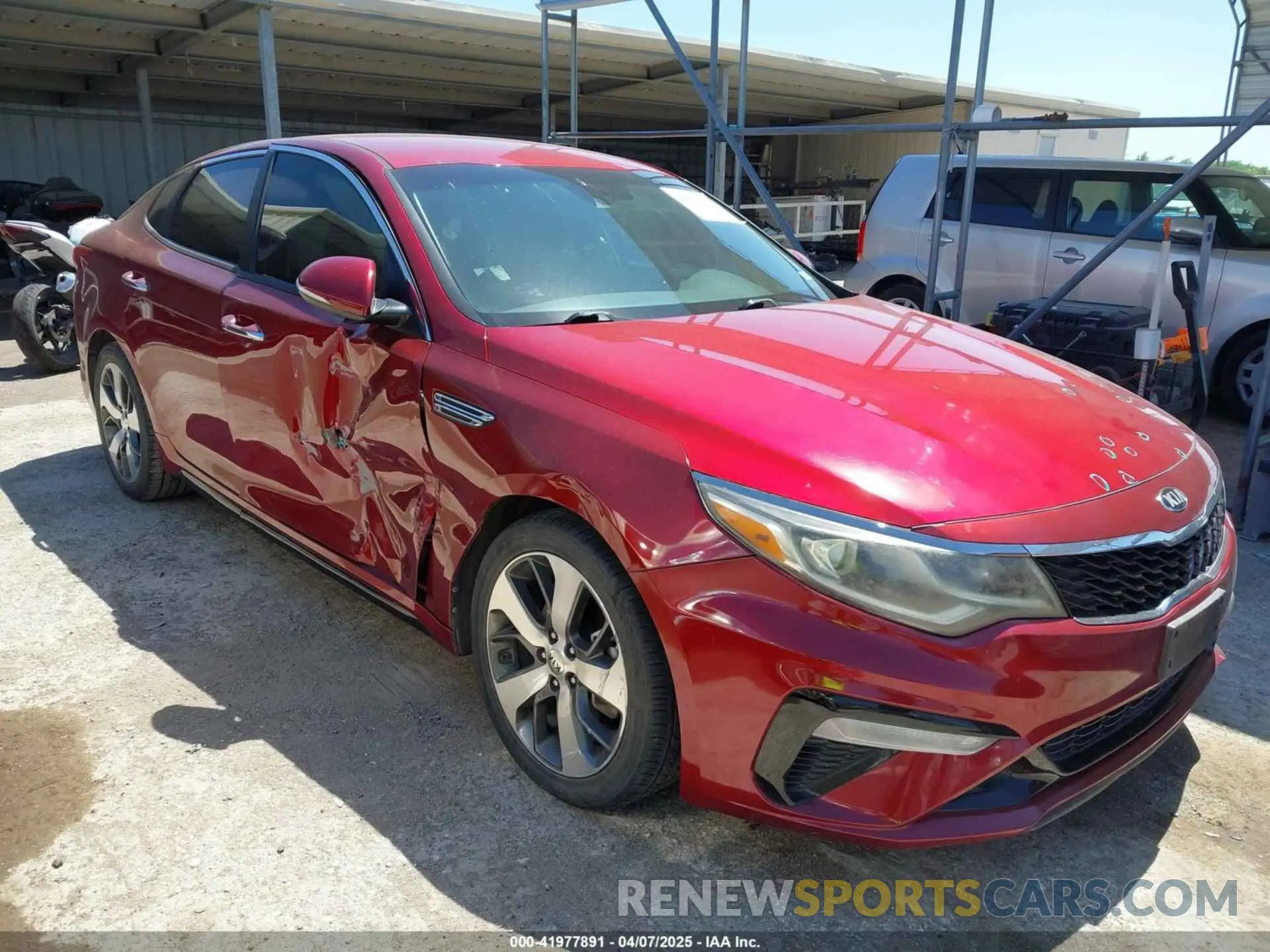 1 fotografías del automóvil dañado 5XXGT4L33KG360559 KIA OPTIMA 2019