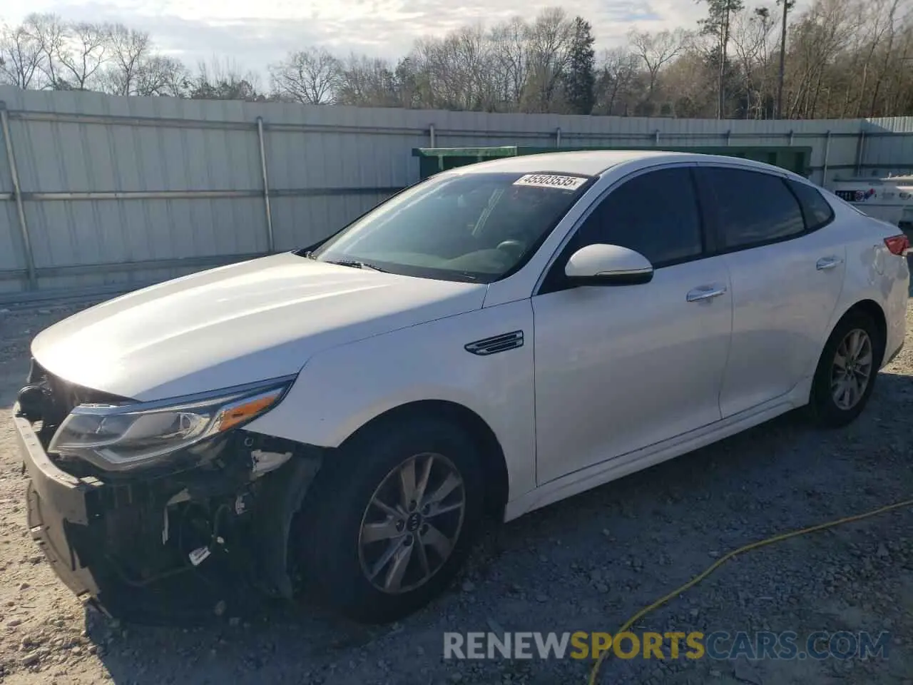 1 fotografías del automóvil dañado 5XXGT4L34KG281515 KIA OPTIMA 2019