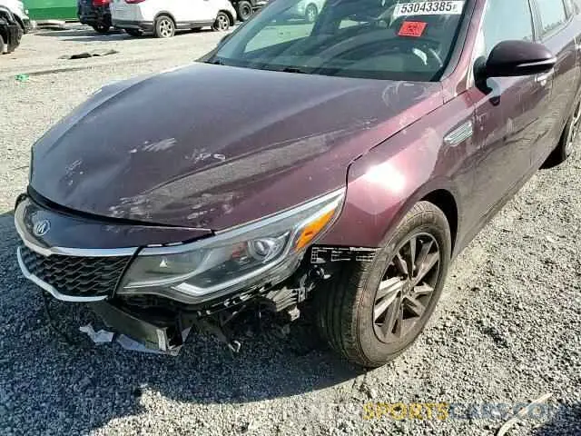 10 fotografías del automóvil dañado 5XXGT4L34KG290991 KIA OPTIMA 2019