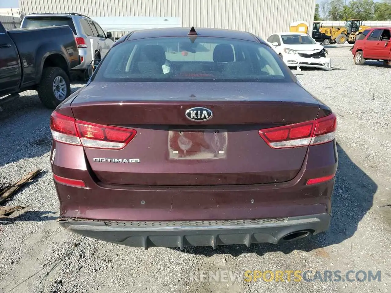 6 fotografías del automóvil dañado 5XXGT4L34KG290991 KIA OPTIMA 2019