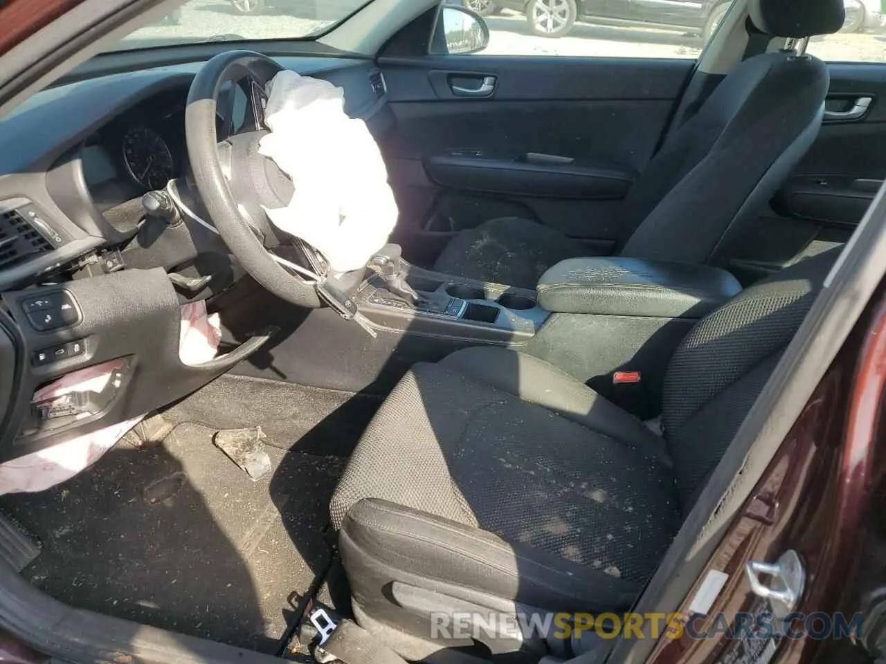 7 fotografías del automóvil dañado 5XXGT4L34KG290991 KIA OPTIMA 2019