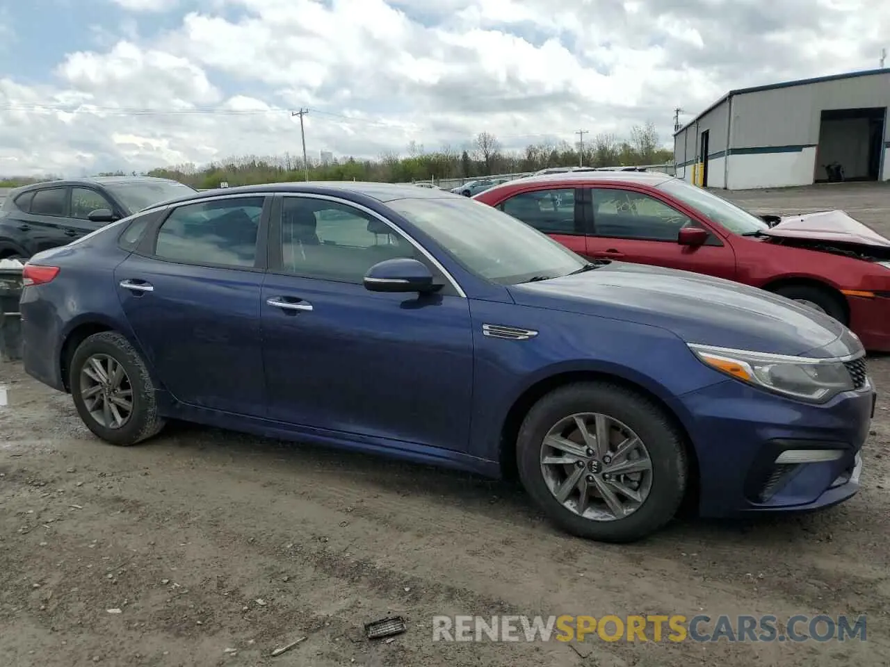 4 fotografías del automóvil dañado 5XXGT4L34KG304212 KIA OPTIMA 2019