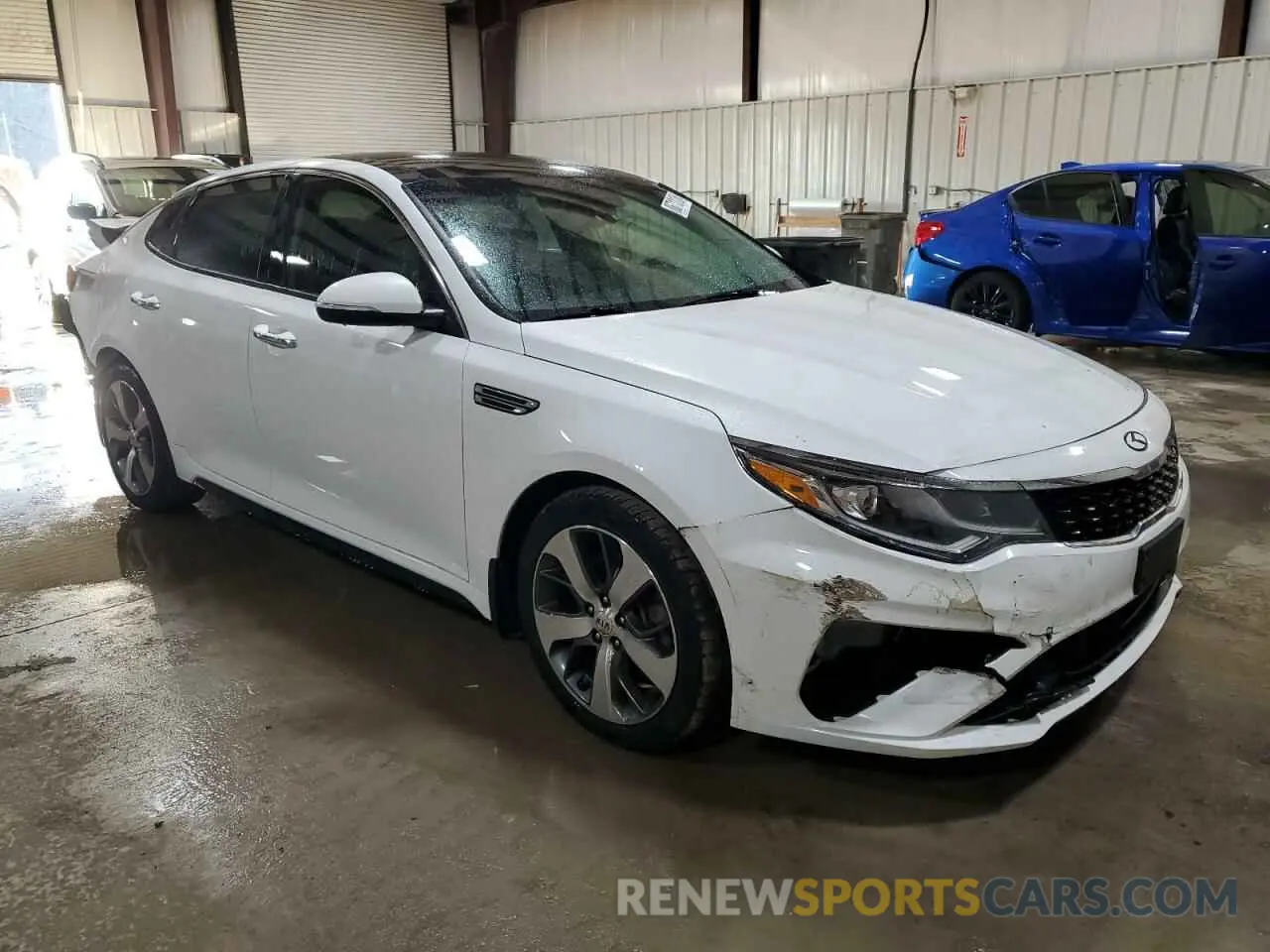 4 fotografías del automóvil dañado 5XXGT4L34KG307028 KIA OPTIMA 2019