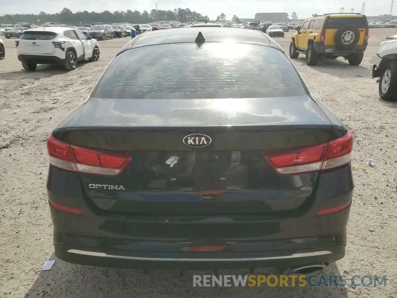6 fotografías del automóvil dañado 5XXGT4L34KG367746 KIA OPTIMA 2019