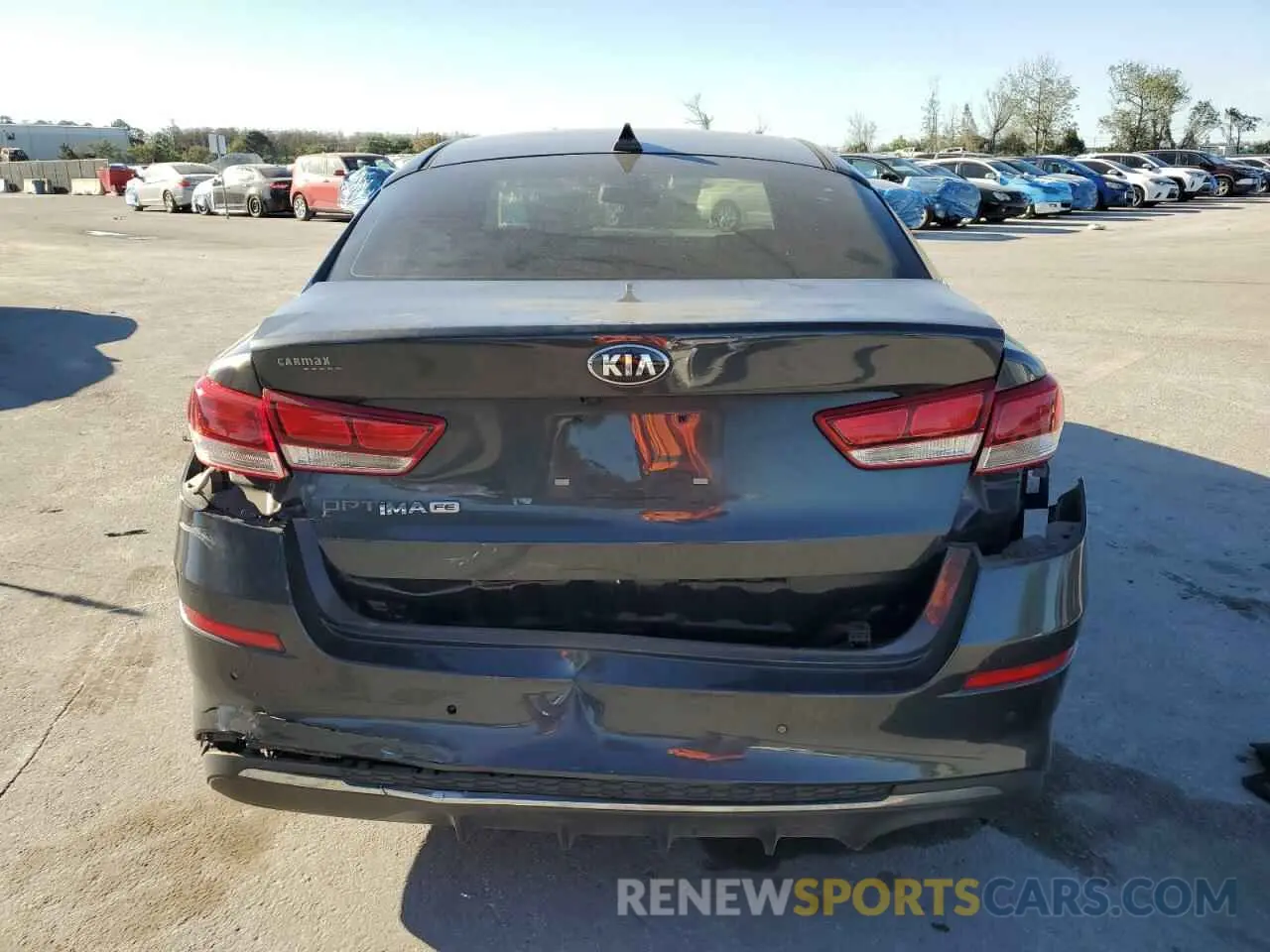 6 fotografías del automóvil dañado 5XXGT4L35KG280857 KIA OPTIMA 2019