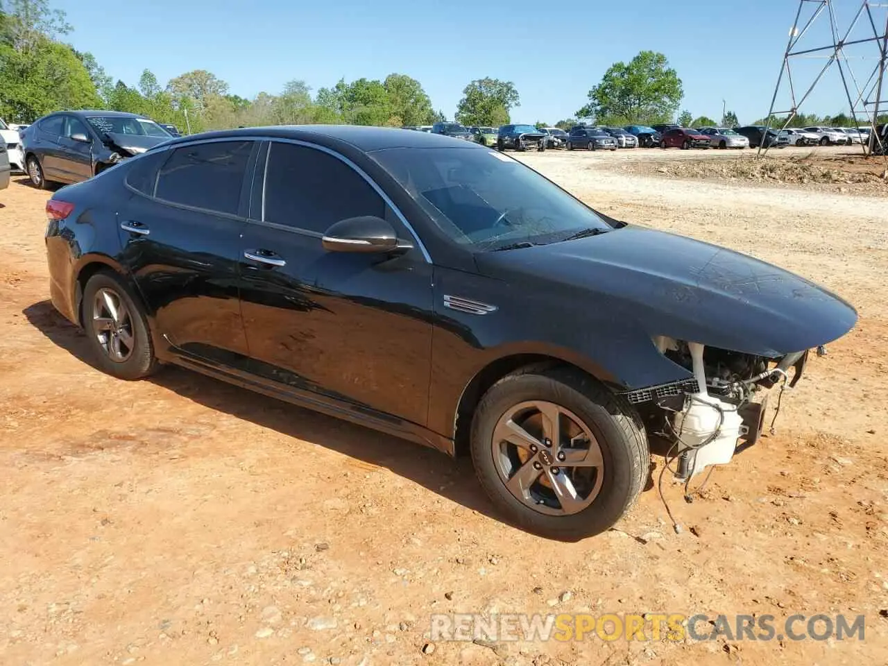 4 fotografías del automóvil dañado 5XXGT4L35KG290854 KIA OPTIMA 2019