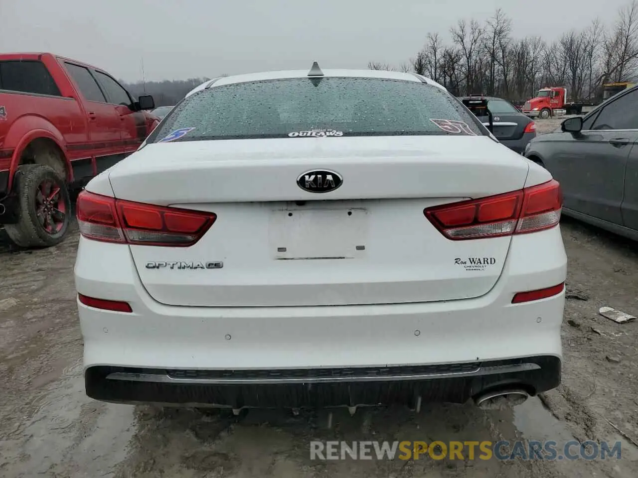6 fotografías del automóvil dañado 5XXGT4L35KG331970 KIA OPTIMA 2019