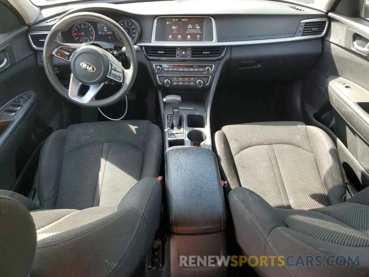 8 fotografías del automóvil dañado 5XXGT4L35KG348364 KIA OPTIMA 2019