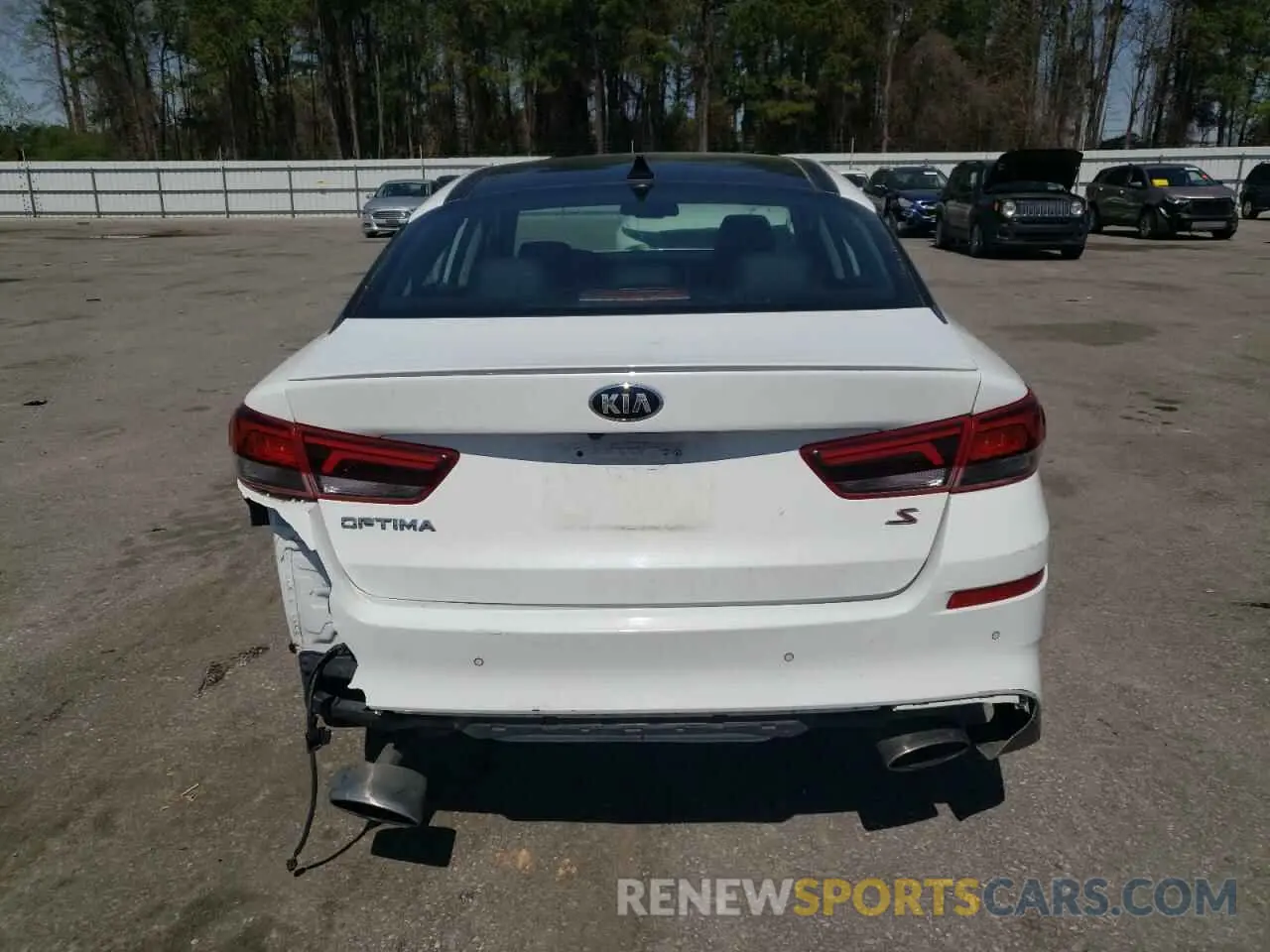 6 fotografías del automóvil dañado 5XXGT4L35KG349661 KIA OPTIMA 2019