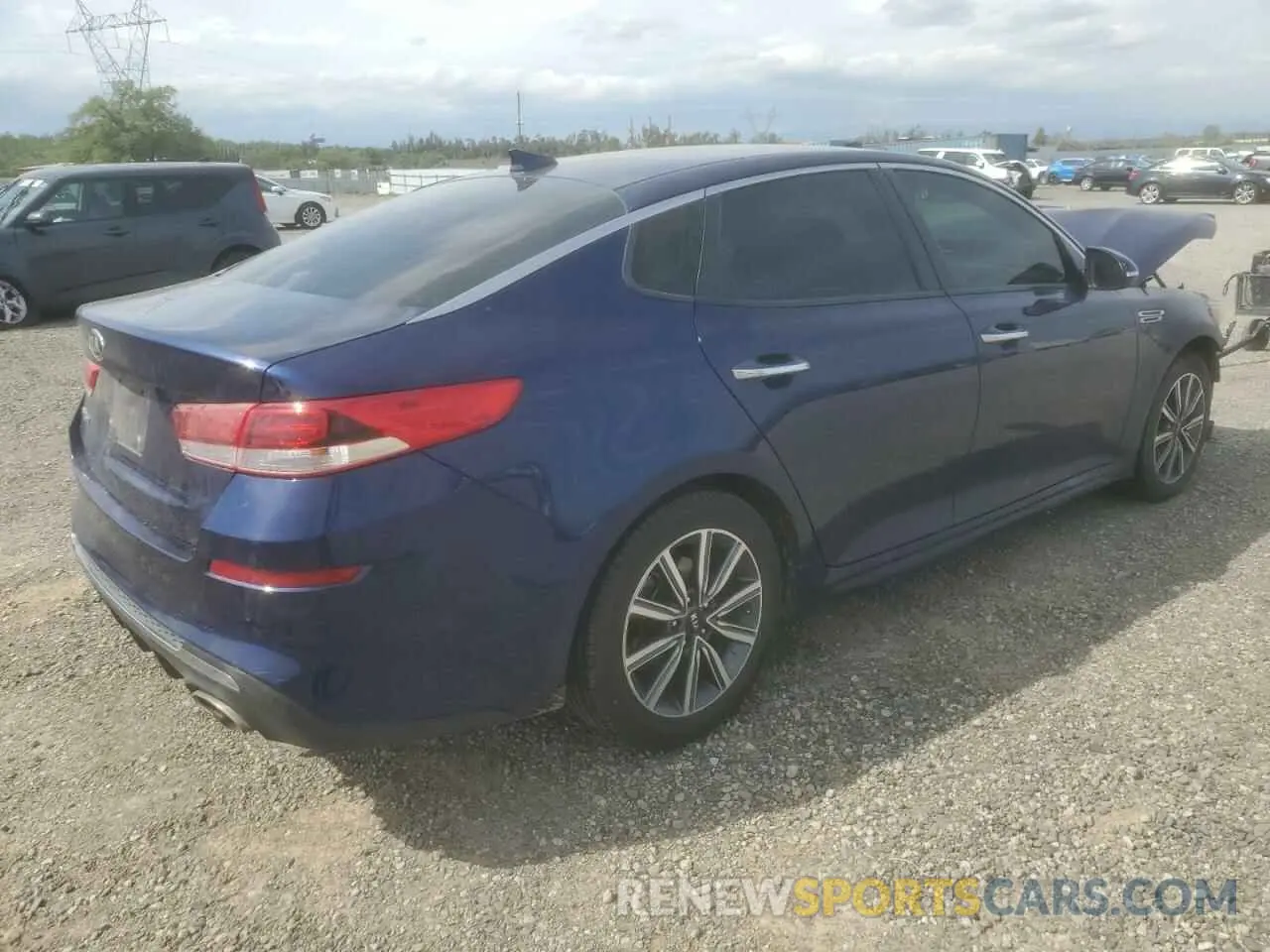 3 fotografías del automóvil dañado 5XXGT4L35KG353807 KIA OPTIMA 2019