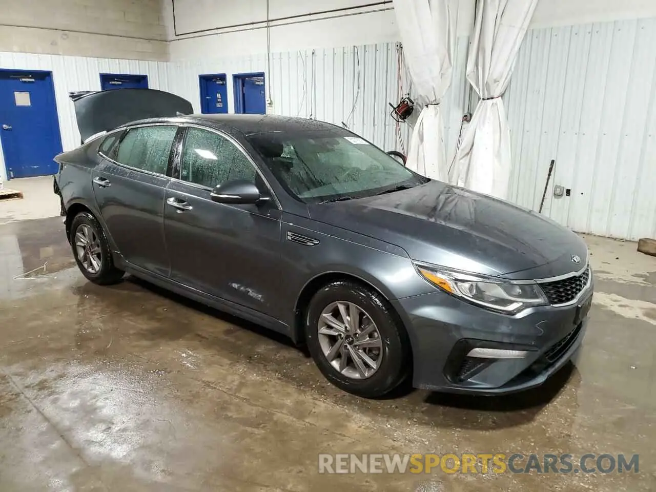 4 fotografías del automóvil dañado 5XXGT4L35KG377685 KIA OPTIMA 2019
