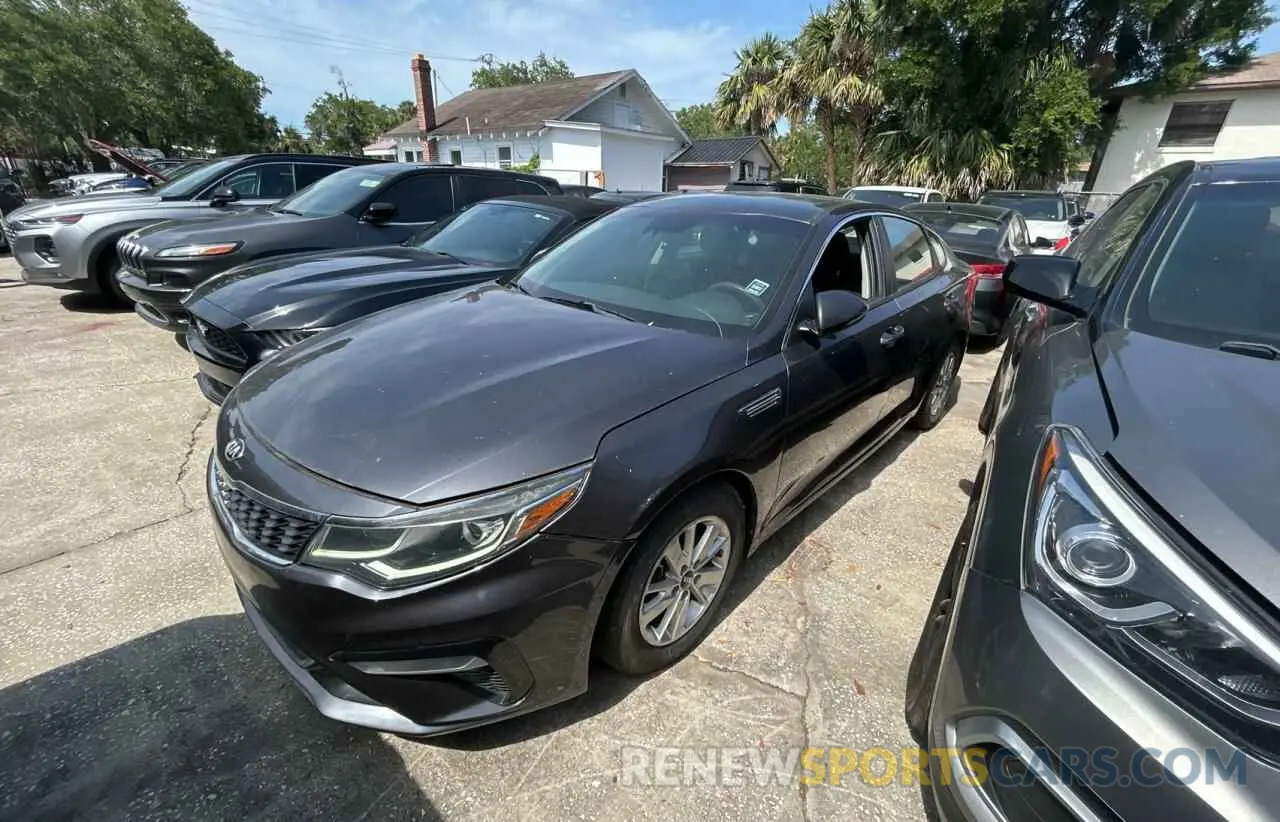 2 fotografías del automóvil dañado 5XXGT4L36KG283458 KIA OPTIMA 2019