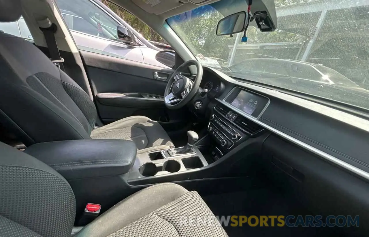 5 fotografías del automóvil dañado 5XXGT4L36KG283458 KIA OPTIMA 2019
