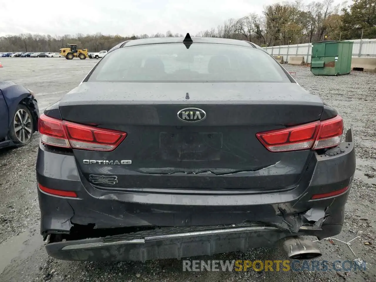 6 fotografías del automóvil dañado 5XXGT4L36KG284688 KIA OPTIMA 2019