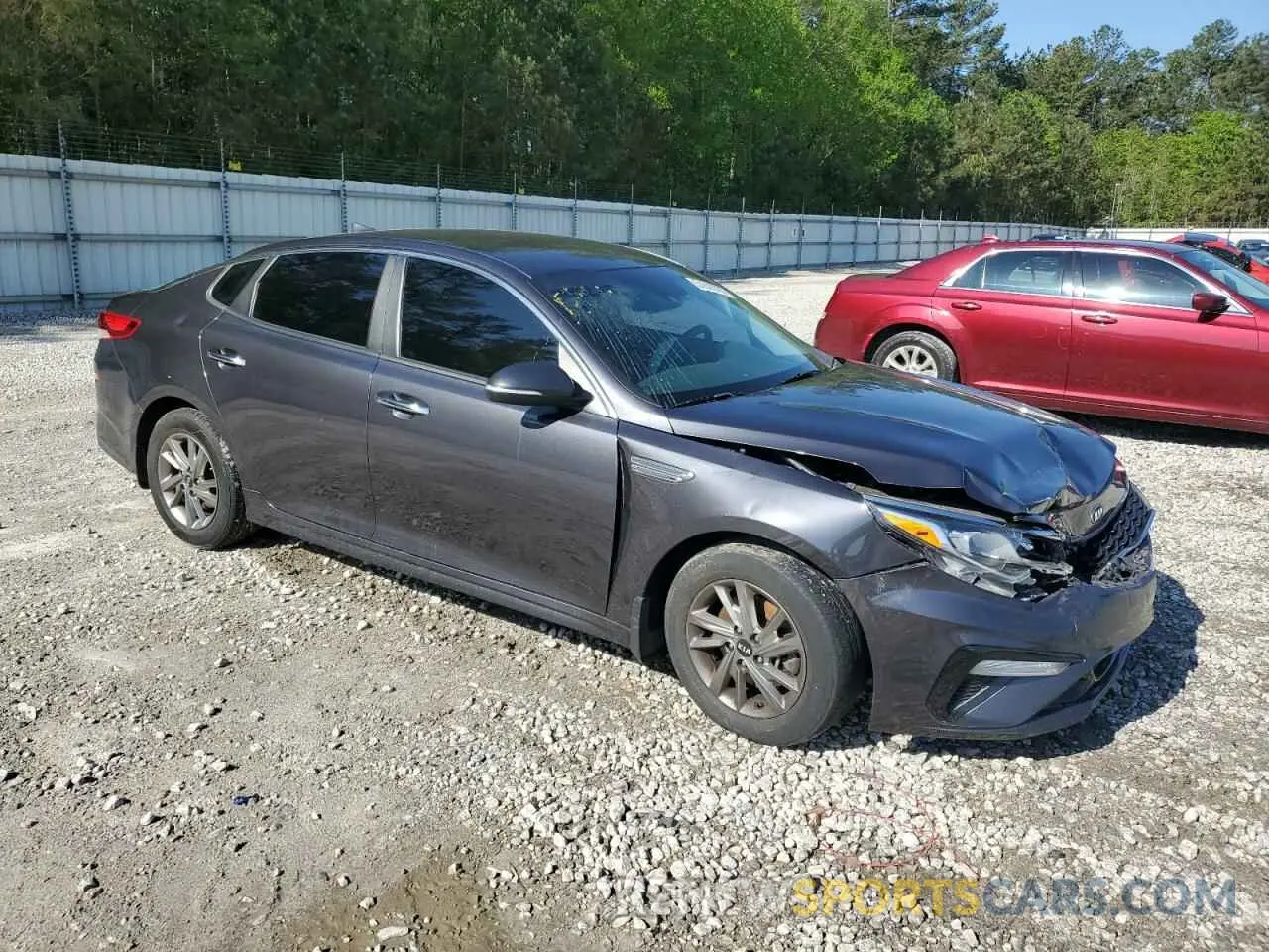 4 fotografías del automóvil dañado 5XXGT4L36KG318242 KIA OPTIMA 2019
