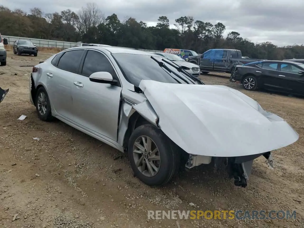 4 fotografías del automóvil dañado 5XXGT4L36KG319715 KIA OPTIMA 2019