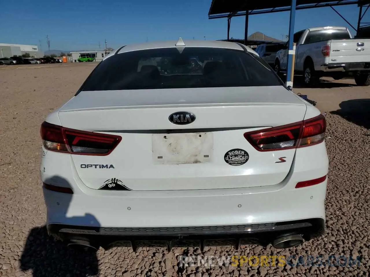 6 fotografías del automóvil dañado 5XXGT4L36KG323246 KIA OPTIMA 2019